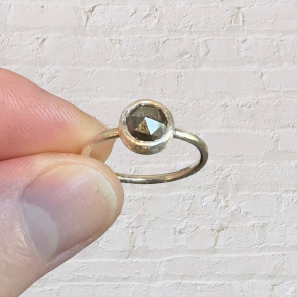 Gray Rosecut Diamond Ring - Picture 3 of 7